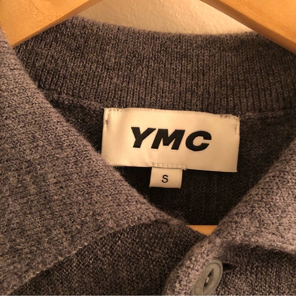 YMC Ratpack Cardigan in Merino Wool (size S) - Picture 2 of 3